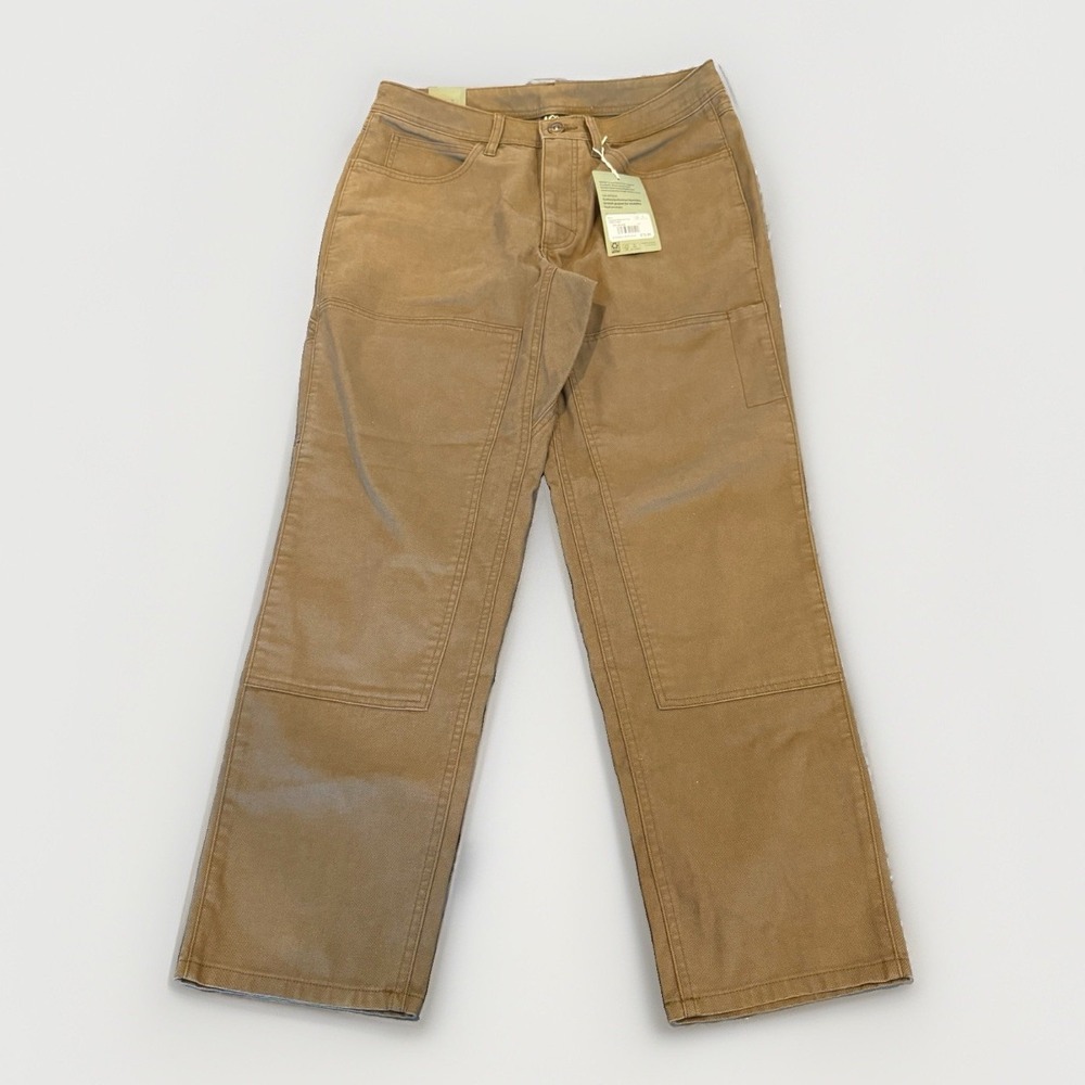 NWT REI Co-op  Campwell Pants DOUBLE KNEE  32x30 Brown Tan